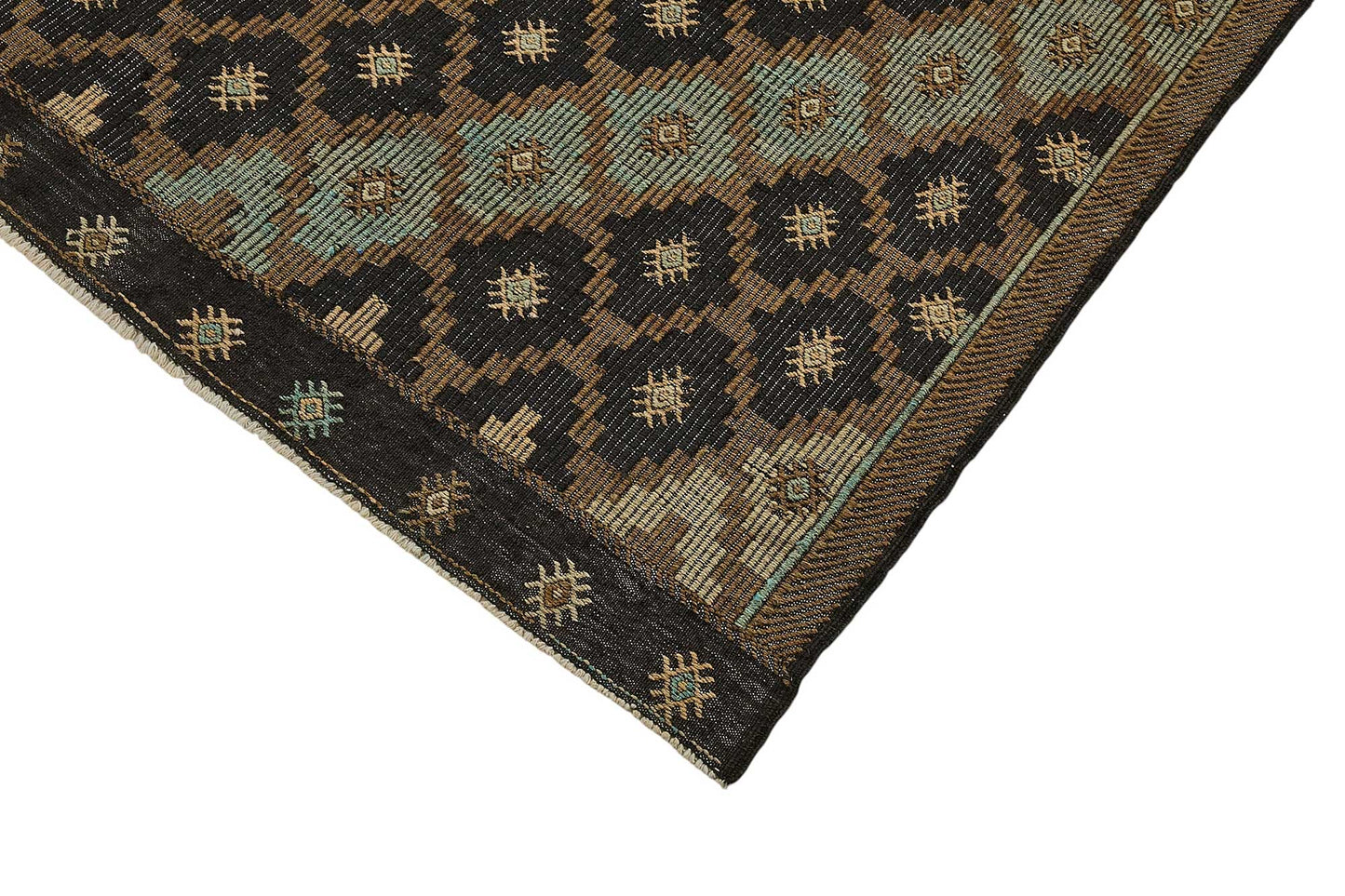 7x11 Vintage Turkish Cicim Kilim Rug - 51183