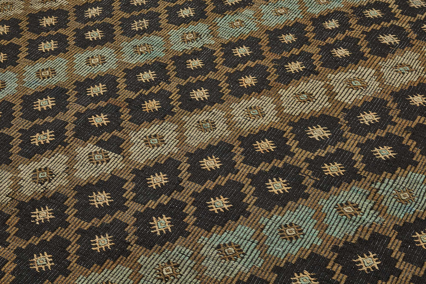 7x11 Vintage Turkish Cicim Kilim Rug - 51183