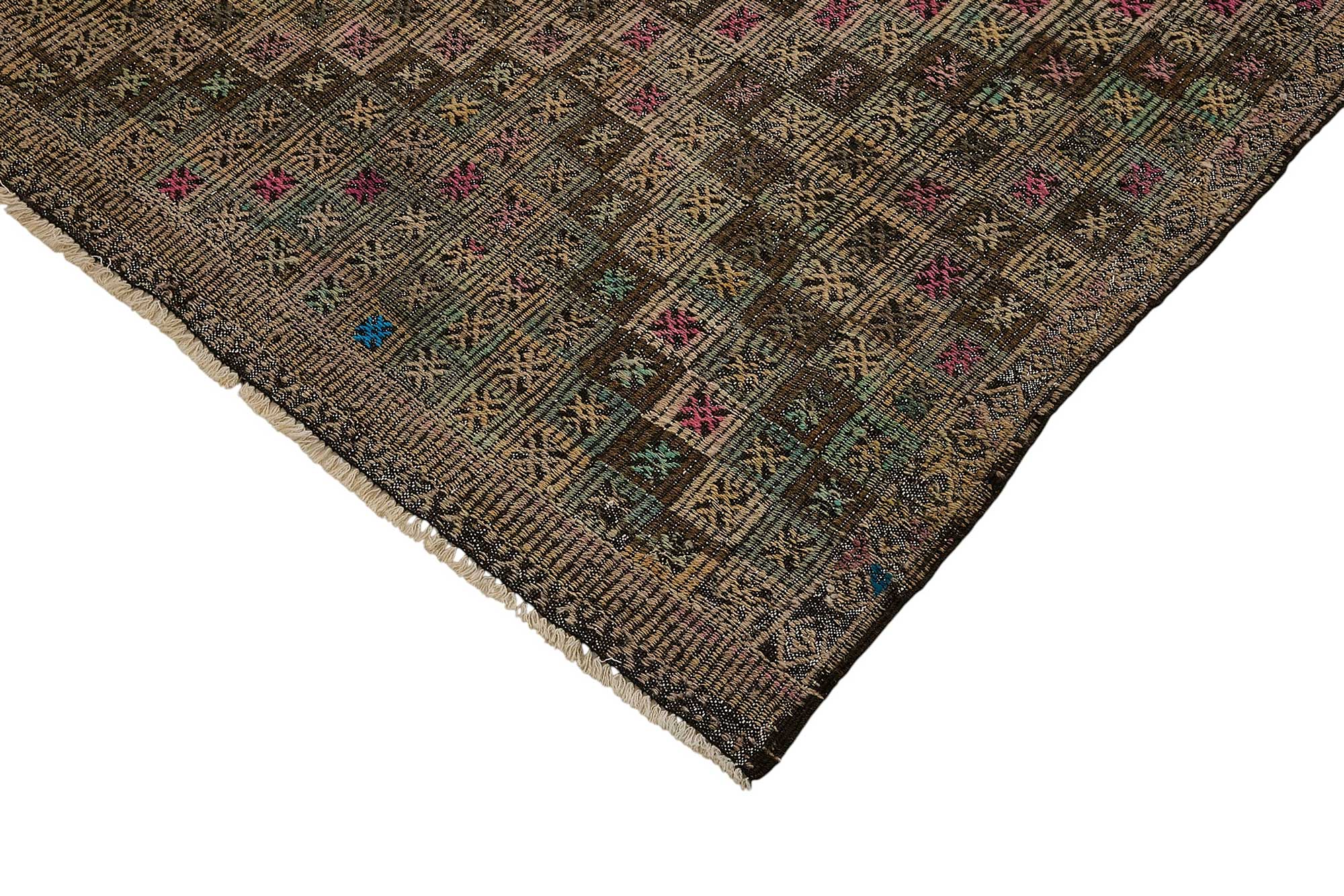 7x9 Vintage Turkish Cicim Kilim Rug - 51185