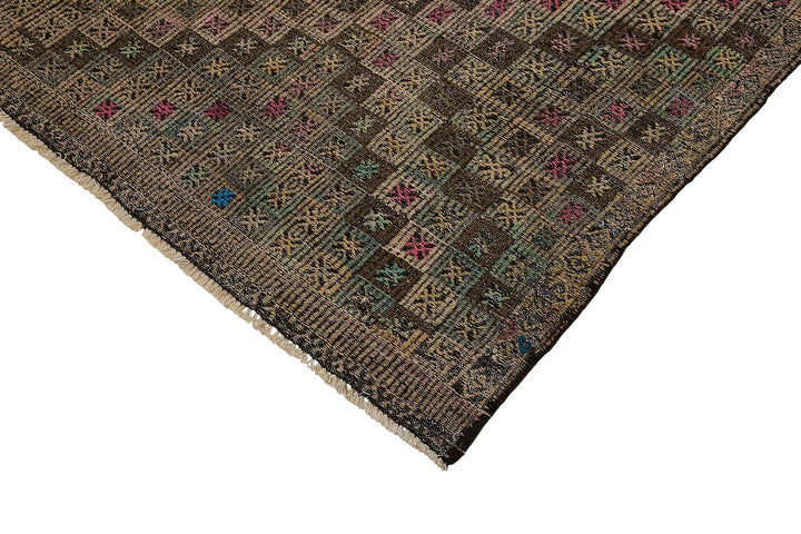 7x9 Vintage Turkish Cicim Kilim Rug - 51185