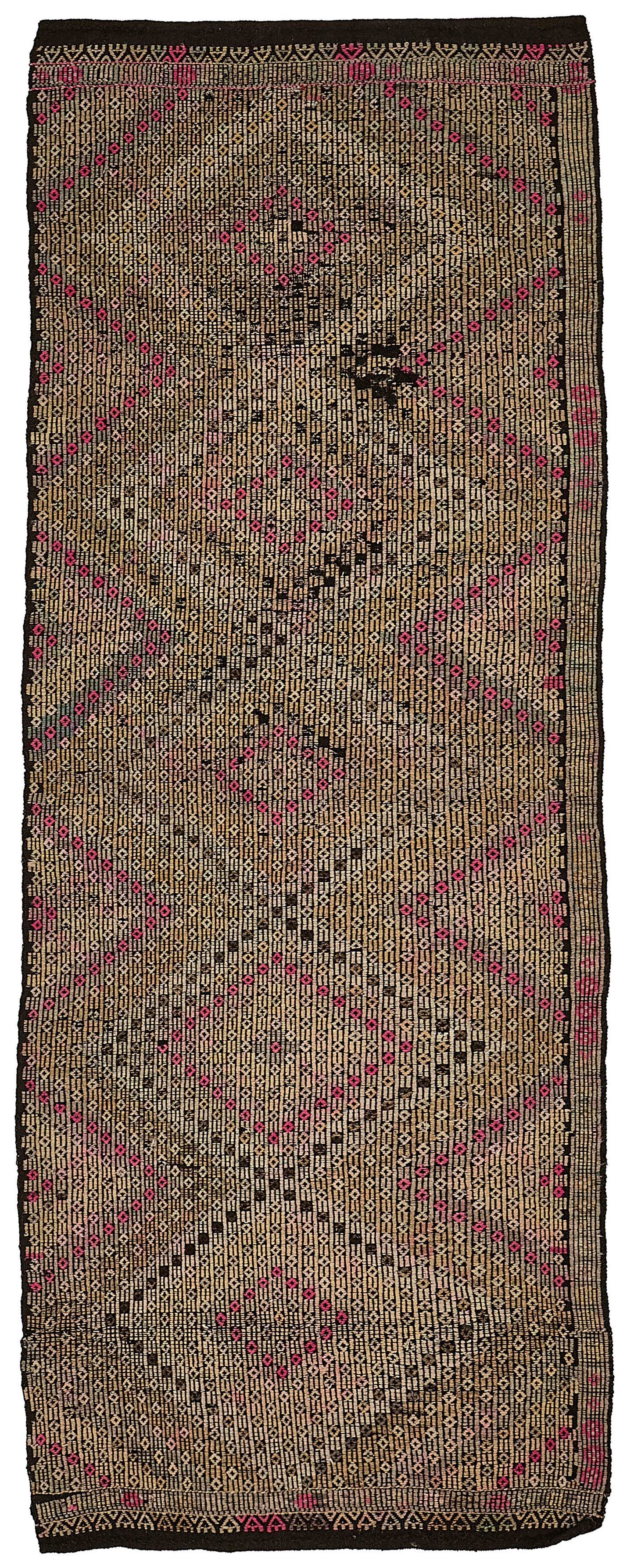 3x9 Vintage Turkish Cicim Kilim Rug - 51186
