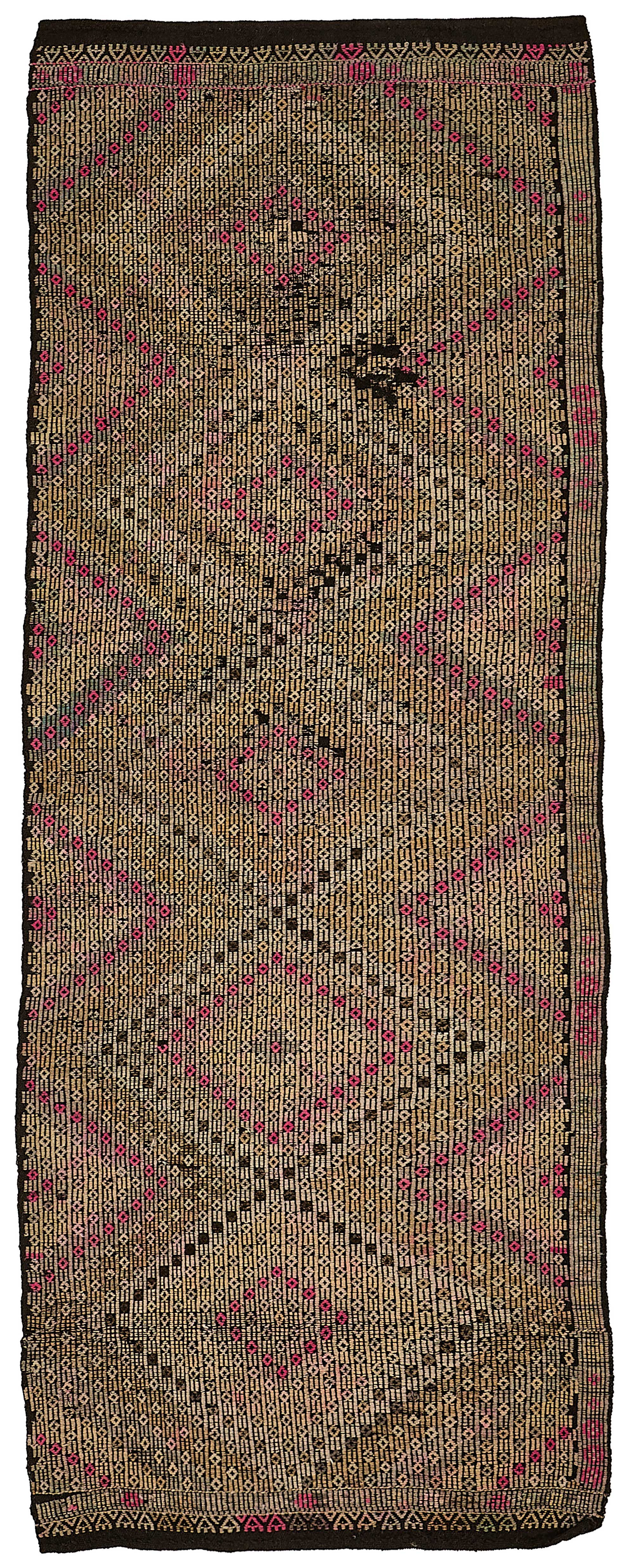 3x9 Vintage Turkish Cicim Kilim Rug - 51186