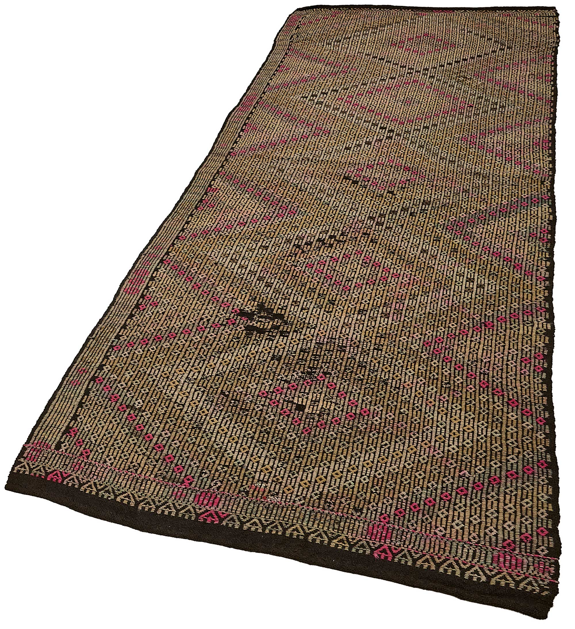 3x9 Vintage Turkish Cicim Kilim Rug - 51186