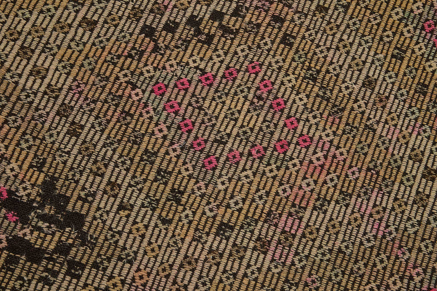 3x9 Vintage Turkish Cicim Kilim Rug - 51186