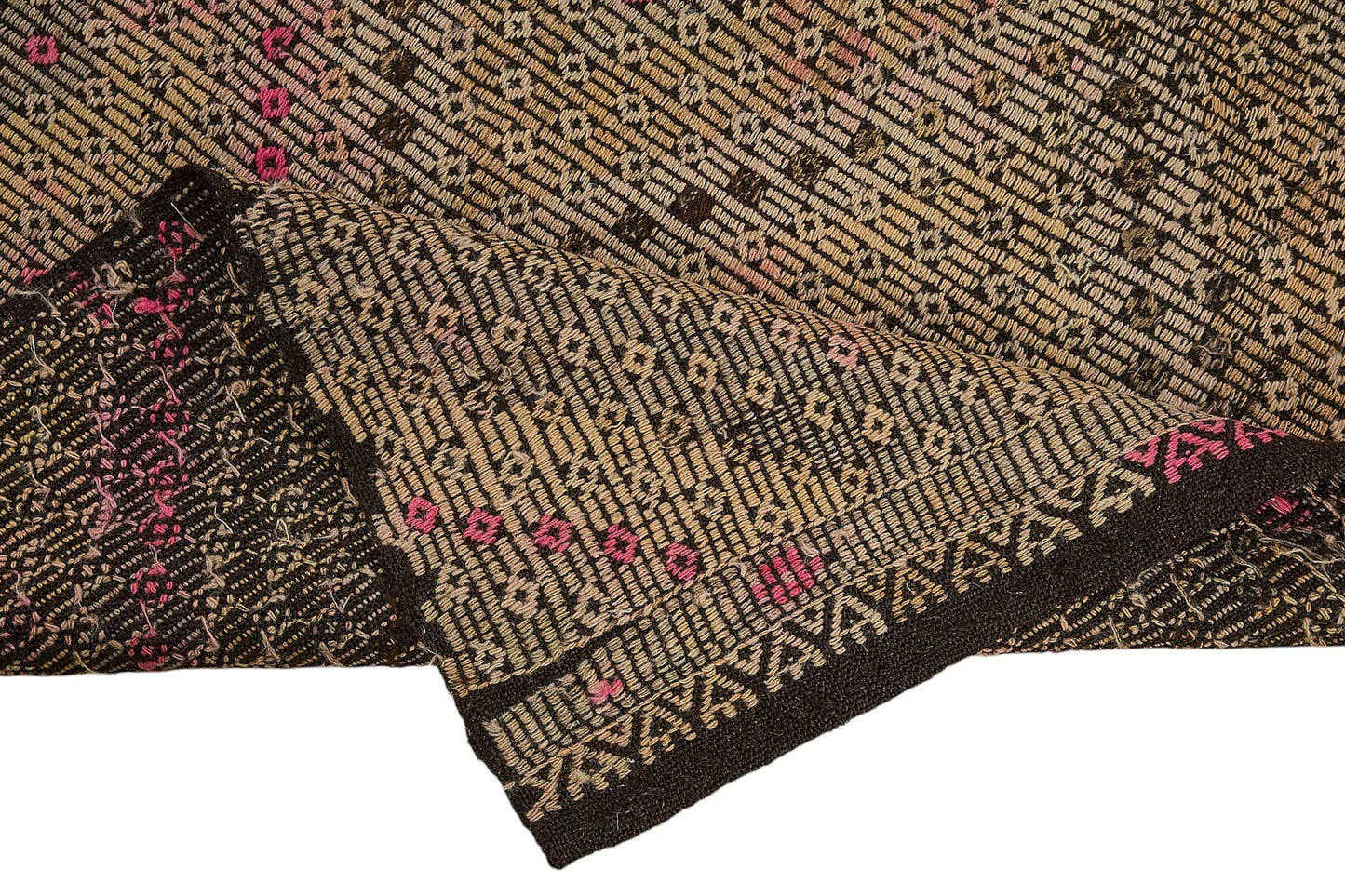3x9 Vintage Turkish Cicim Kilim Rug - 51186