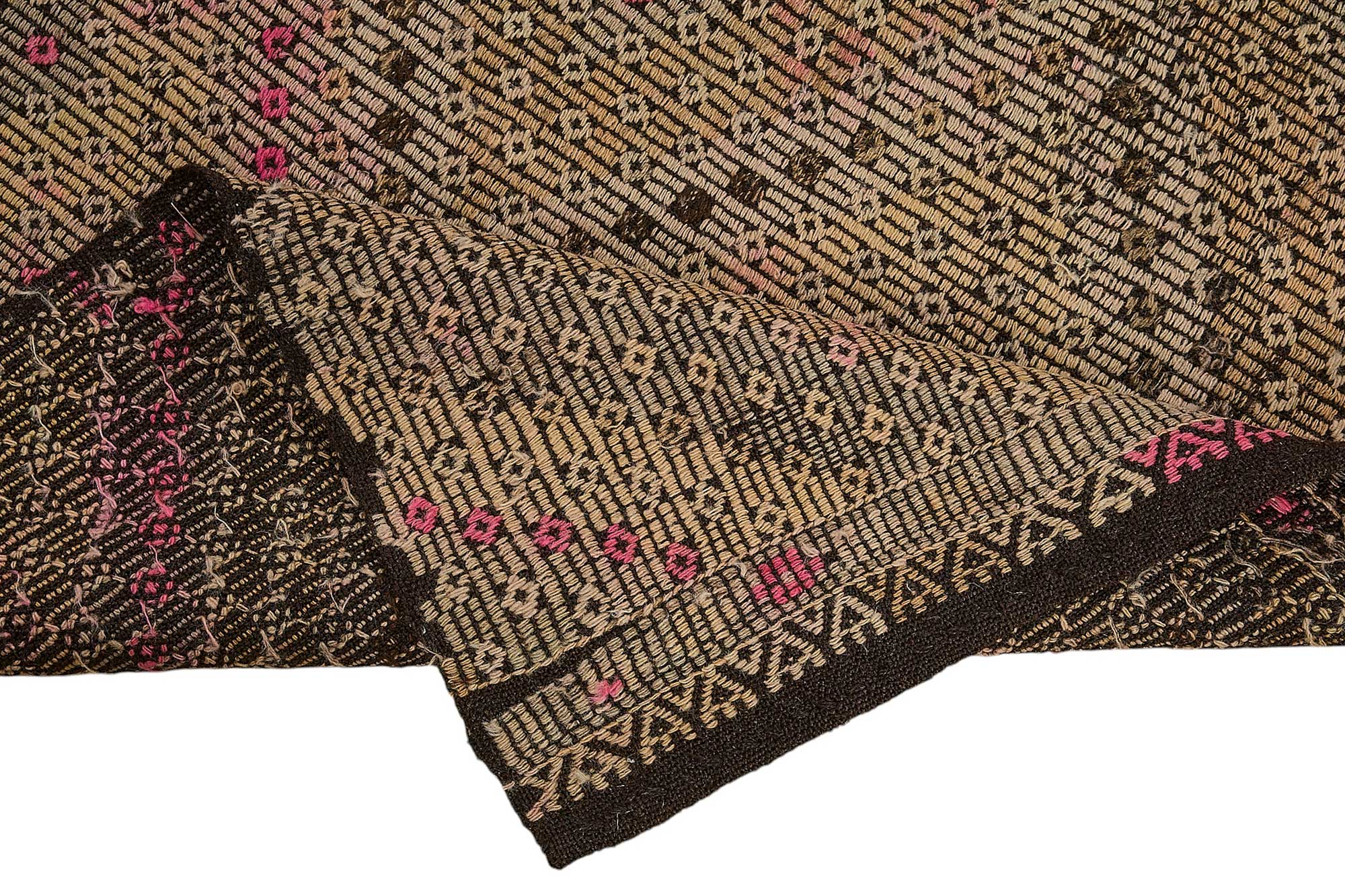 3x9 Vintage Turkish Cicim Kilim Rug - 51186