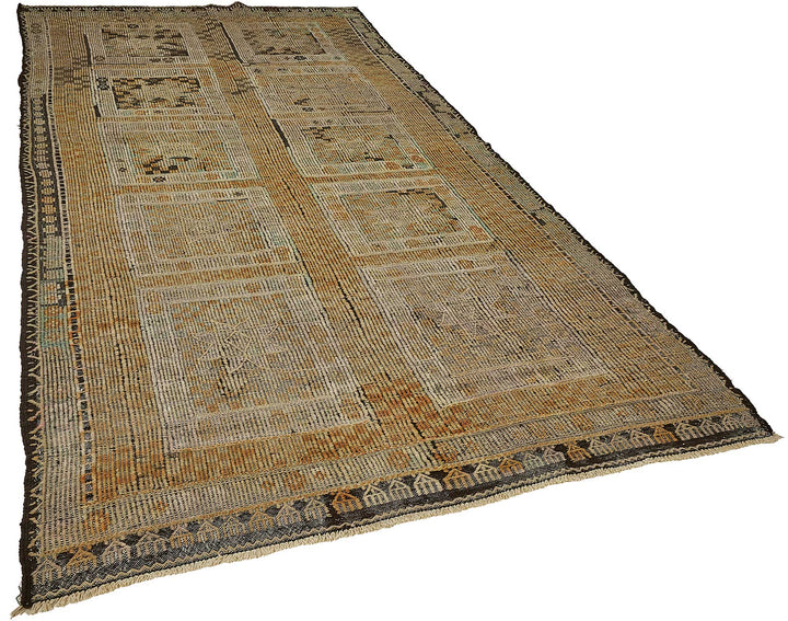 6x11 Vintage Turkish Cicim Kilim Rug - 51187