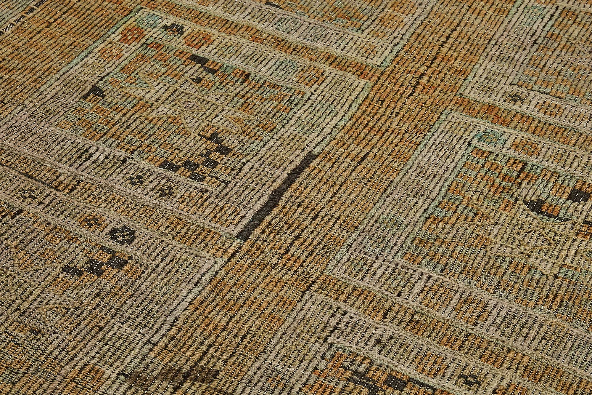 6x11 Vintage Turkish Cicim Kilim Rug - 51187