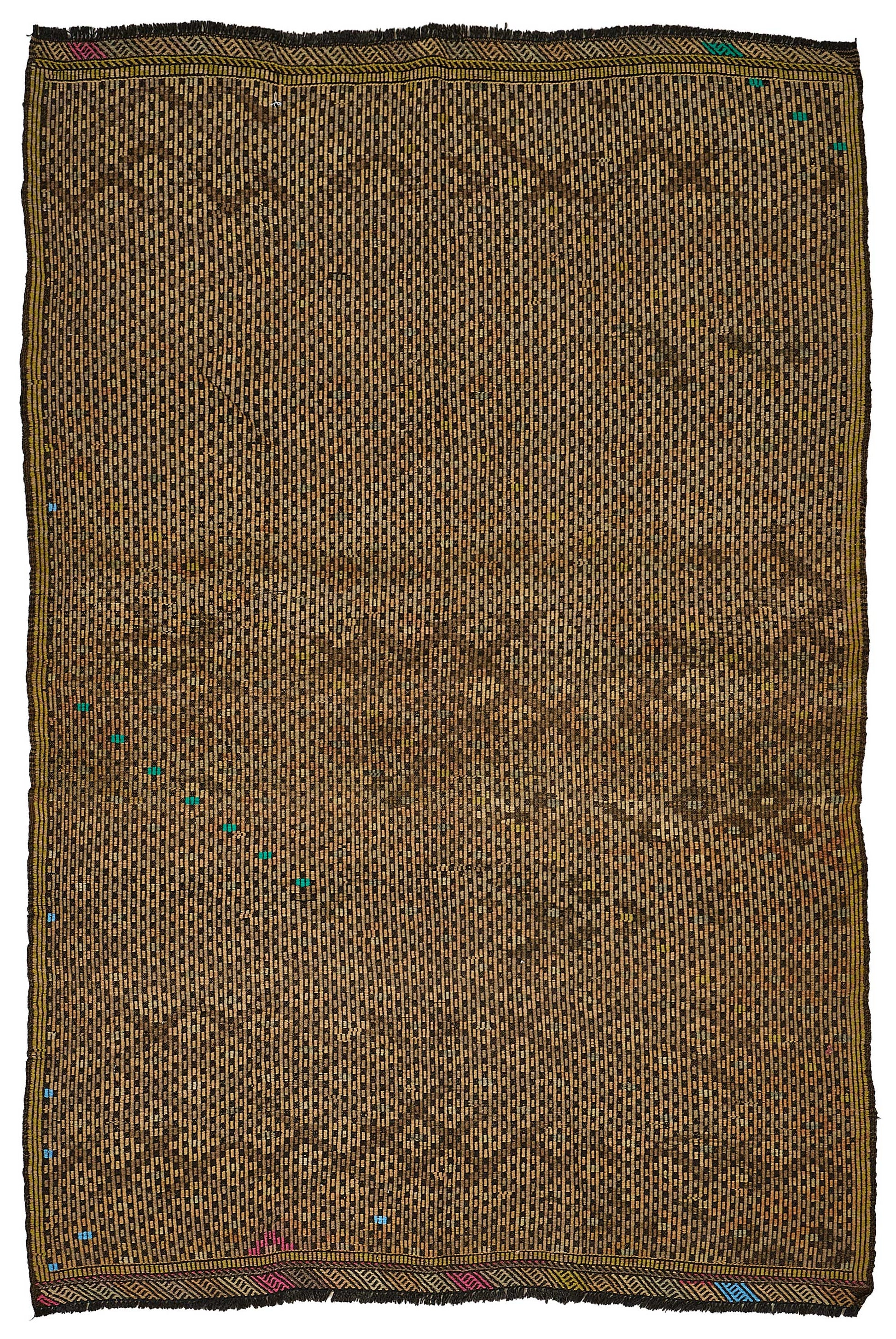 6x8 Vintage Turkish Cicim Kilim Rug - 51188