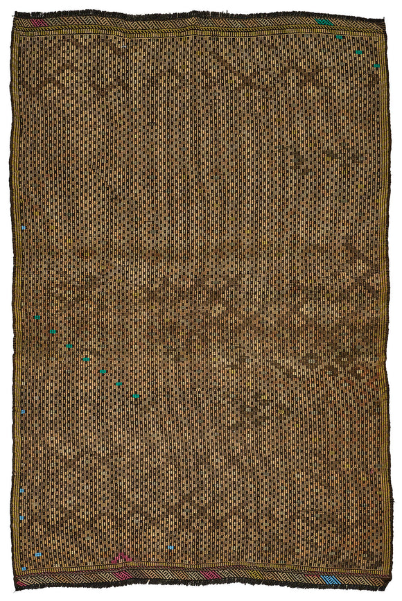 6x8 Vintage Turkish Cicim Kilim Rug - 51188