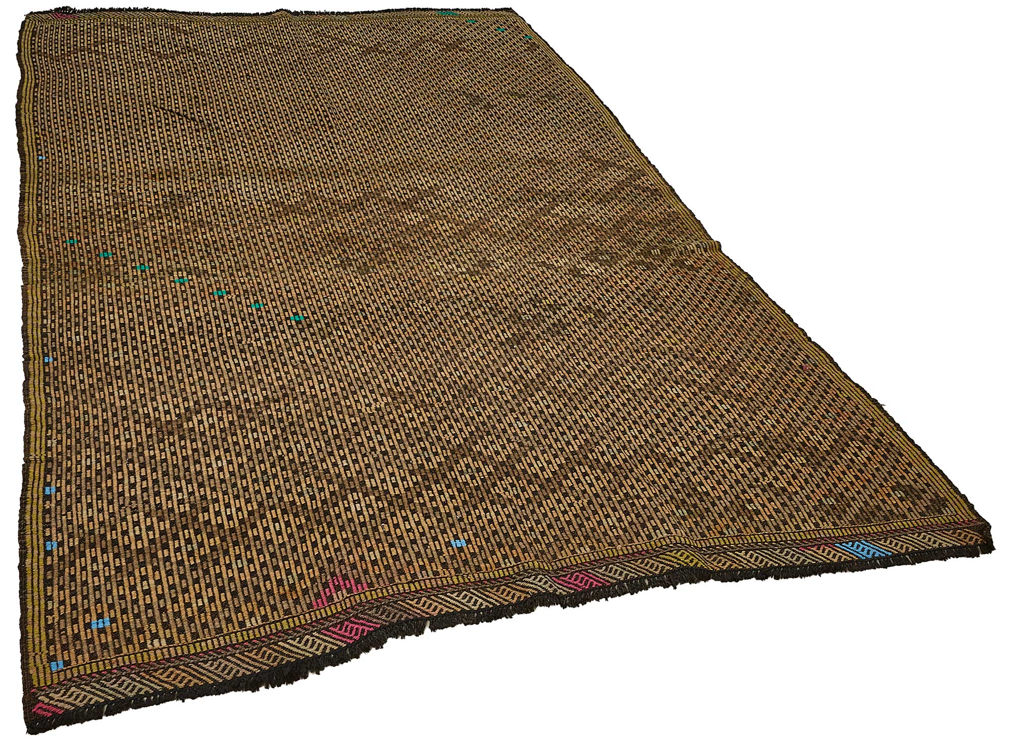 6x8 Vintage Turkish Cicim Kilim Rug - 51188