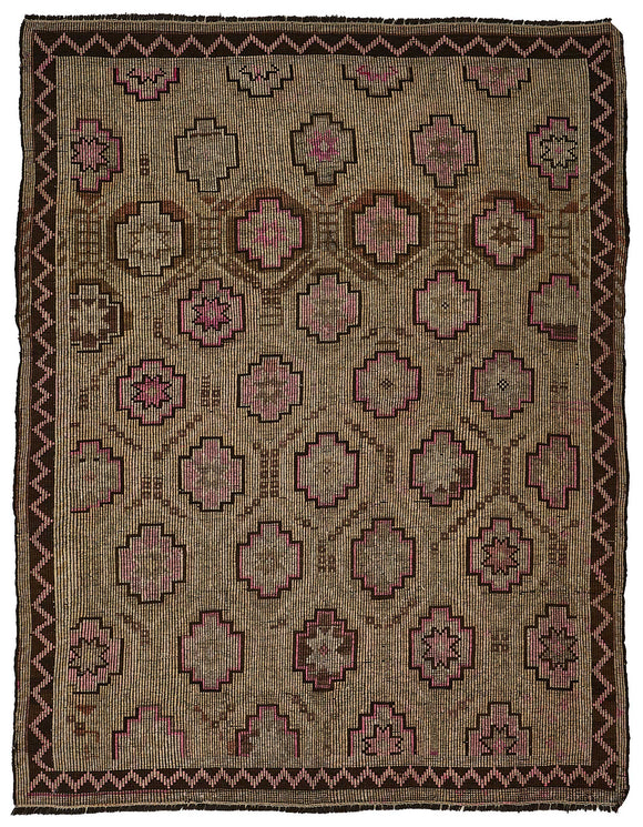 7x9 Vintage Turkish Cicim Kilim Rug - 51189
