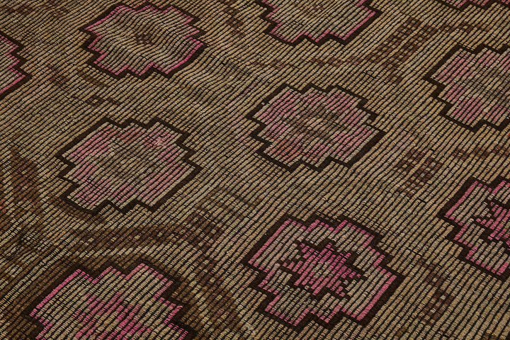 7x9 Vintage Turkish Cicim Kilim Rug - 51189
