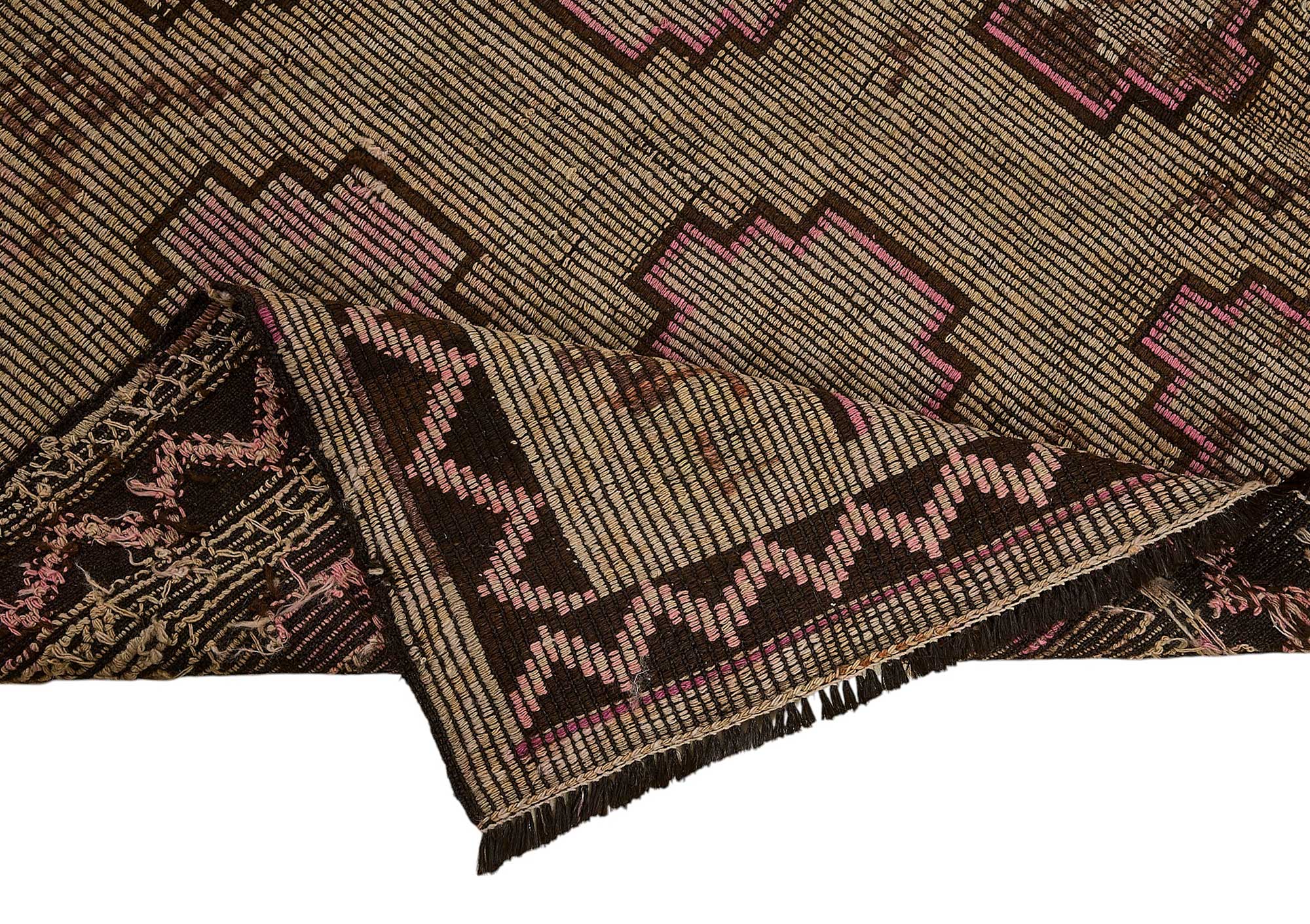 7x9 Vintage Turkish Cicim Kilim Rug - 51189