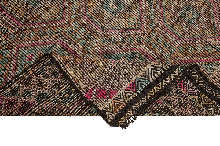 6x10 Vintage Turkish Cicim Kilim Rug - 51190