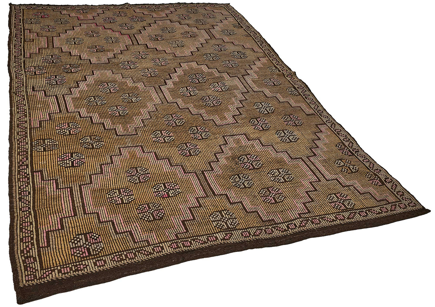 6x9 Vintage Turkish Cicim Kilim Rug - 51192