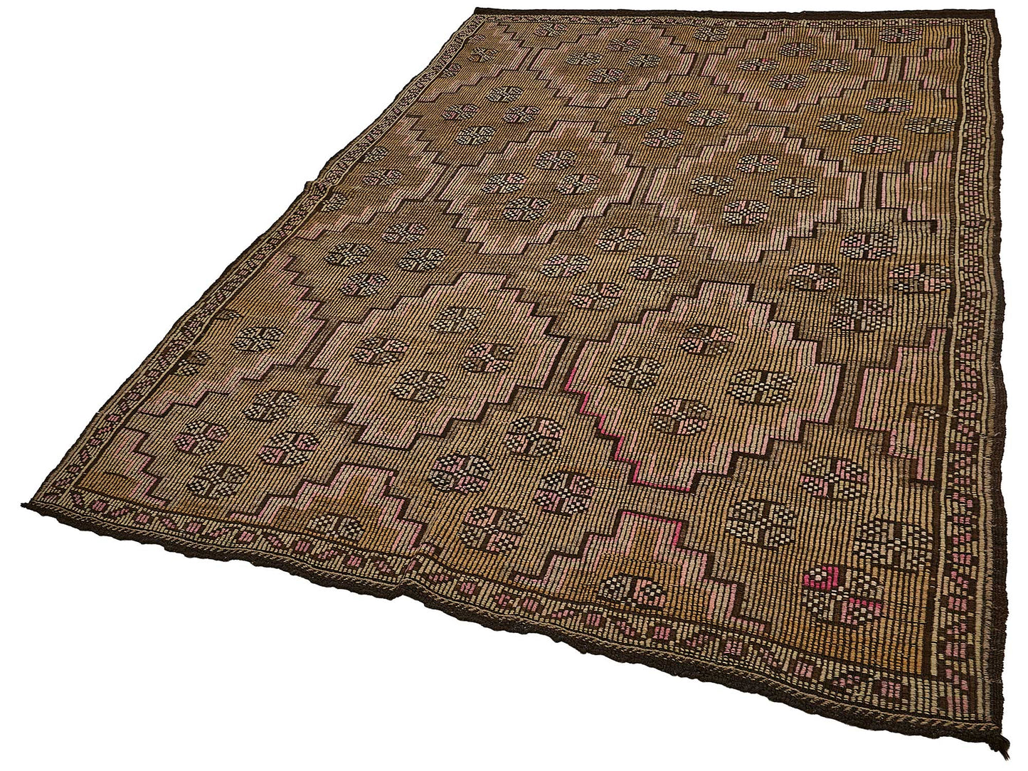 6x9 Vintage Turkish Cicim Kilim Rug - 51192