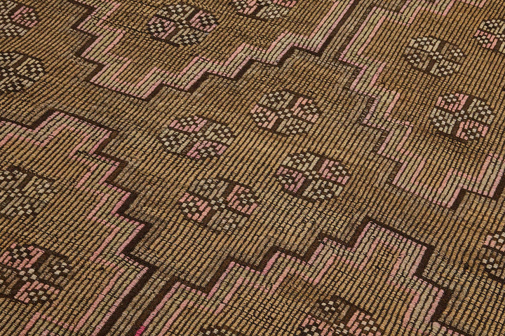 6x9 Vintage Turkish Cicim Kilim Rug - 51192