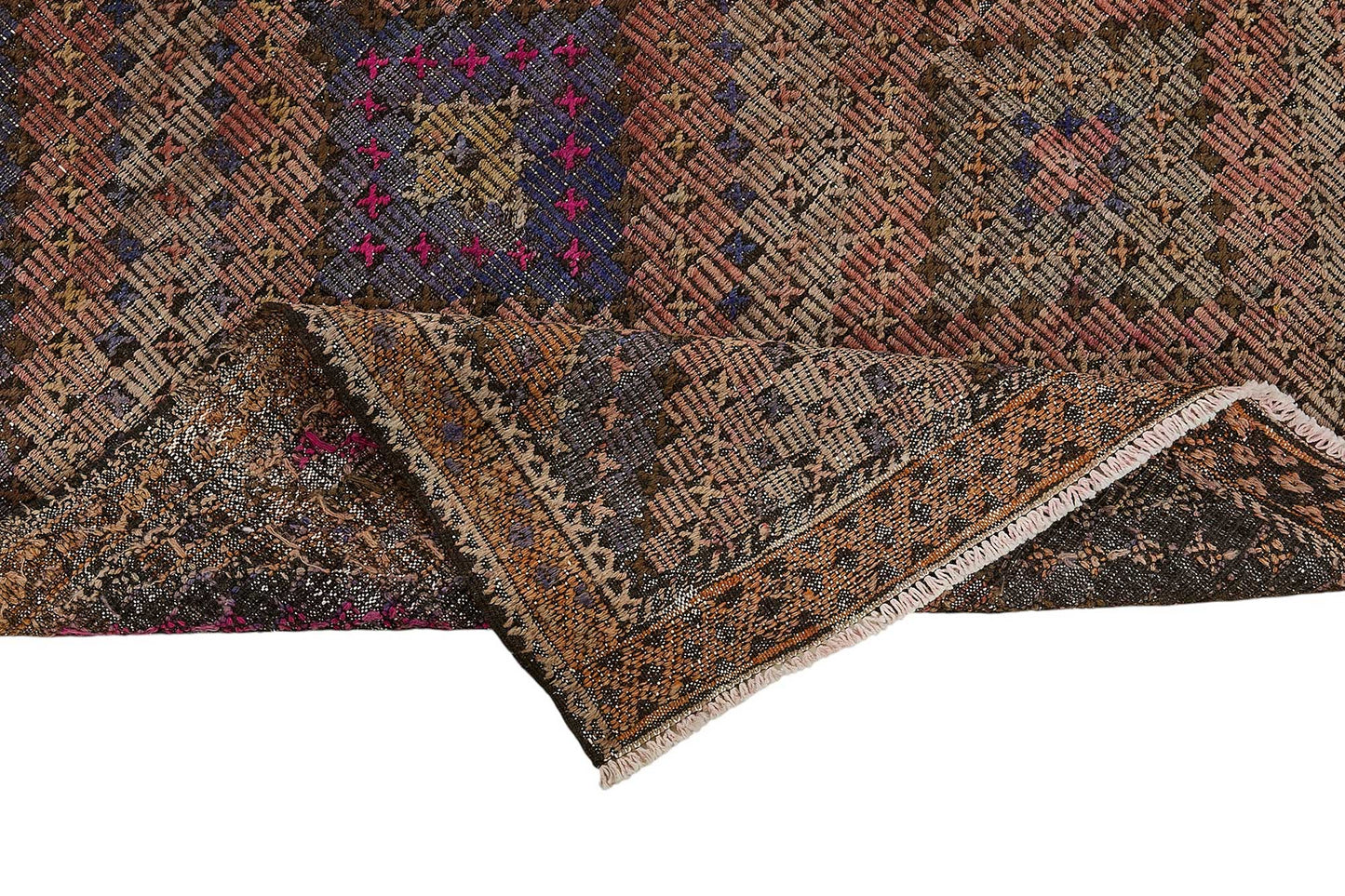 6x10 Vintage Turkish Cicim Kilim Rug - 51194