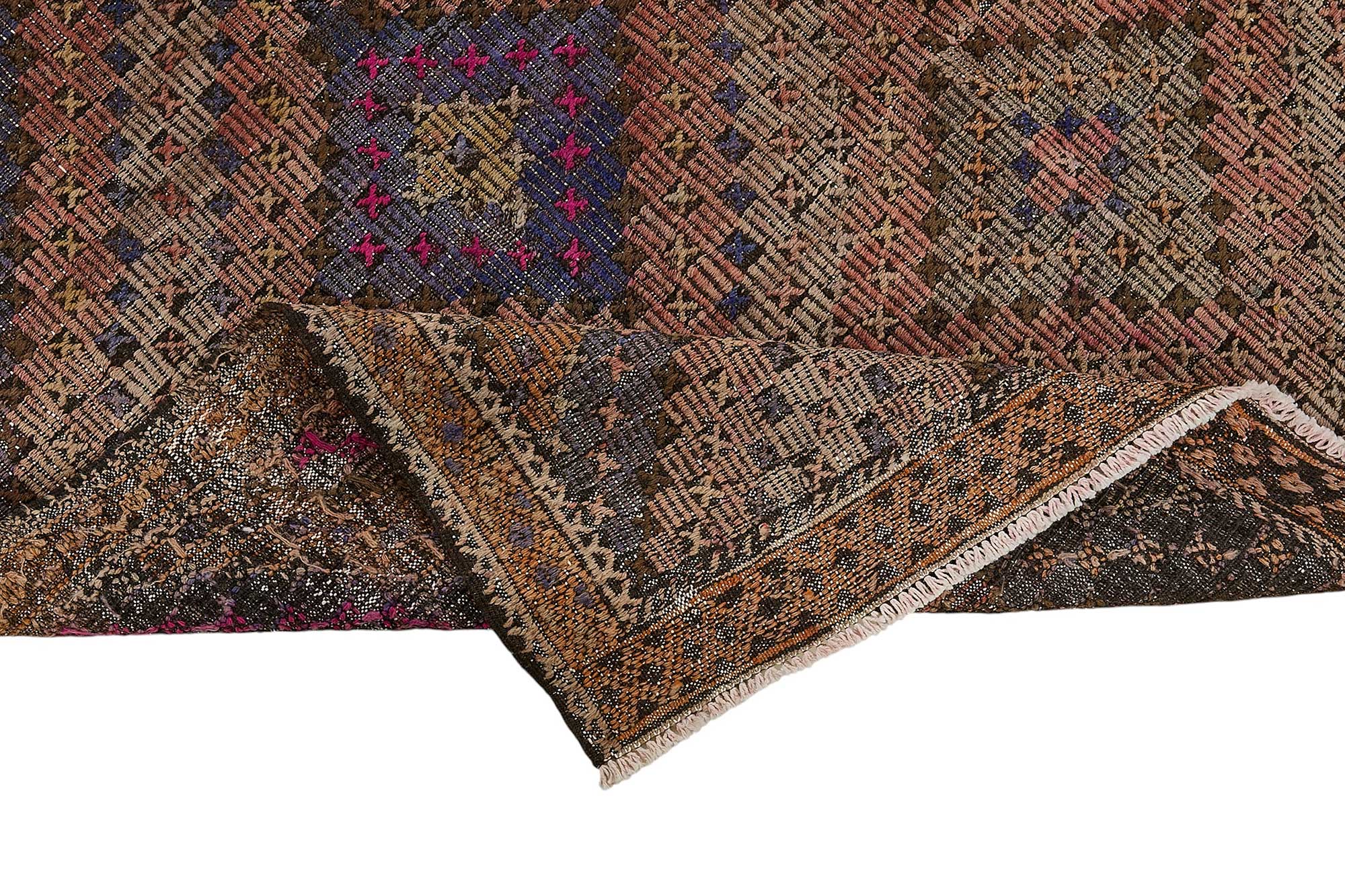 6x10 Vintage Turkish Cicim Kilim Rug - 51194