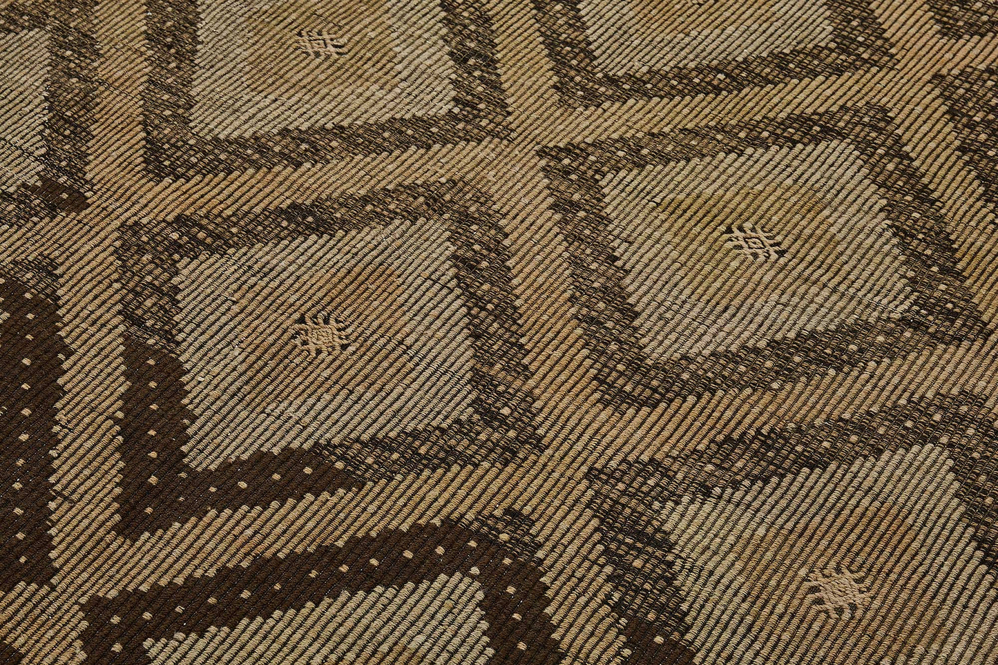 8x11 Vintage Turkish Cicim Kilim Rug - 51195