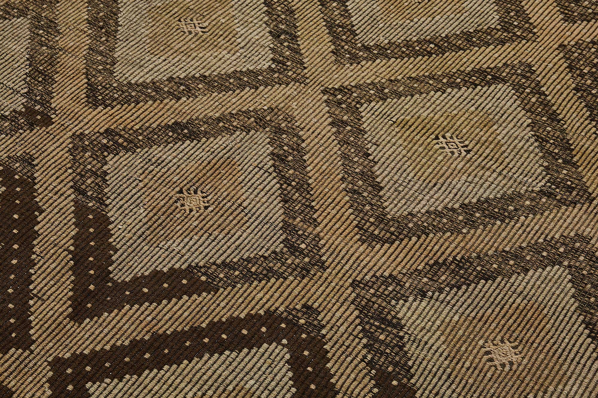 8x11 Vintage Turkish Cicim Kilim Rug - 51195