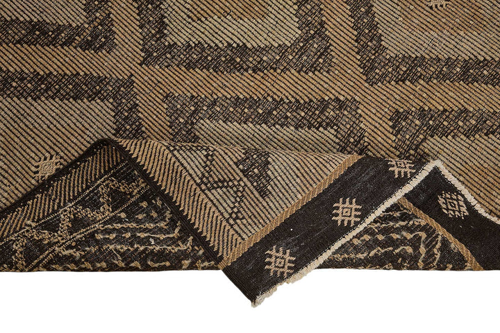 8x11 Vintage Turkish Cicim Kilim Rug - 51195