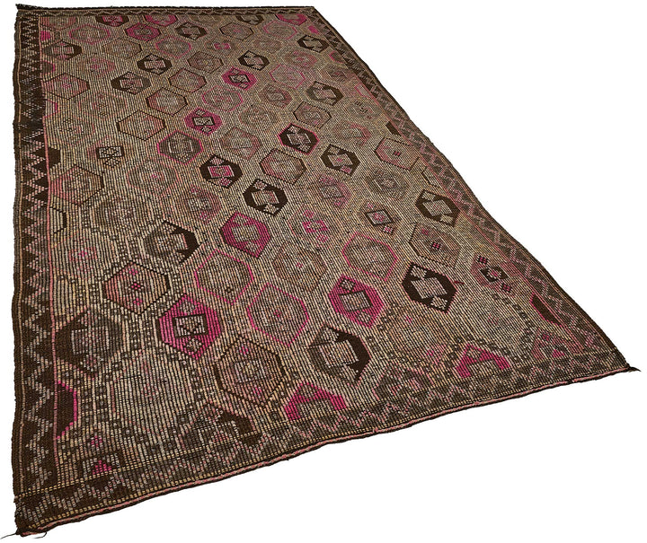 5x10 Vintage Turkish Cicim Kilim Rug - 51196