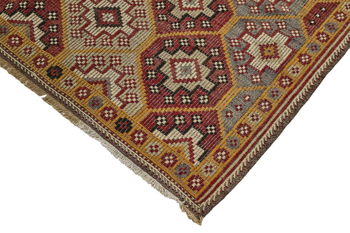 7x9 Vintage Turkish Cicim Kilim Rug - 51197