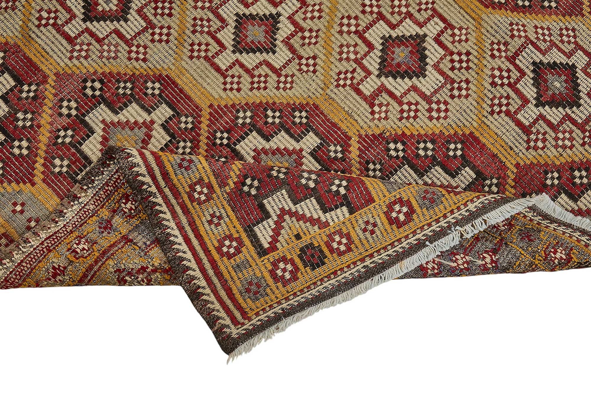 7x9 Vintage Turkish Cicim Kilim Rug - 51197