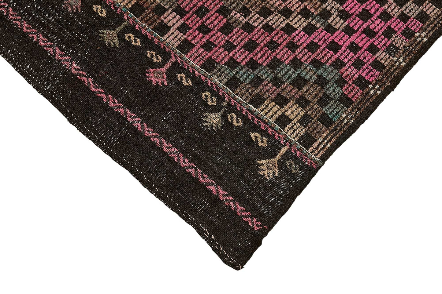6x9 Vintage Turkish Cicim Kilim Rug - 51198