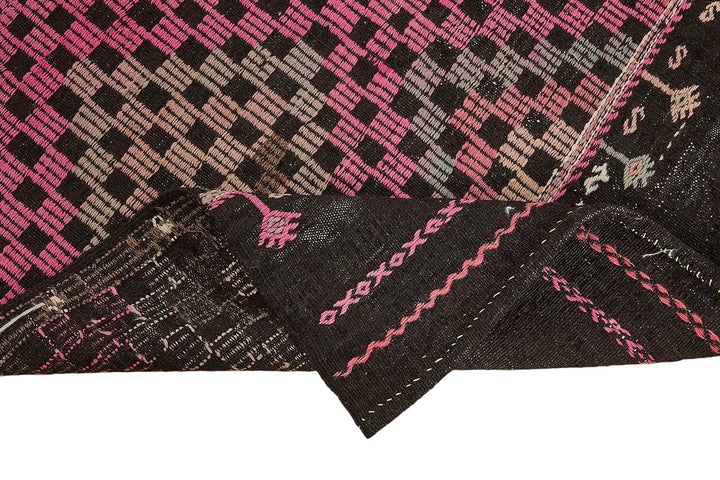 6x9 Vintage Turkish Cicim Kilim Rug - 51198