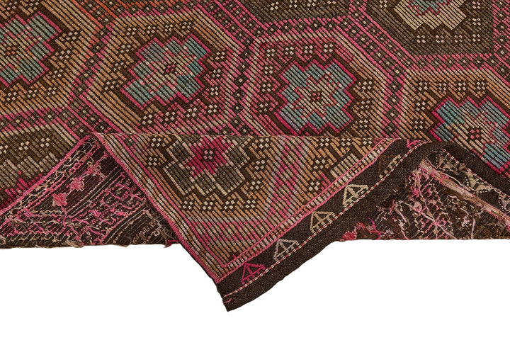 6x9 Vintage Turkish Cicim Kilim Rug - 51199