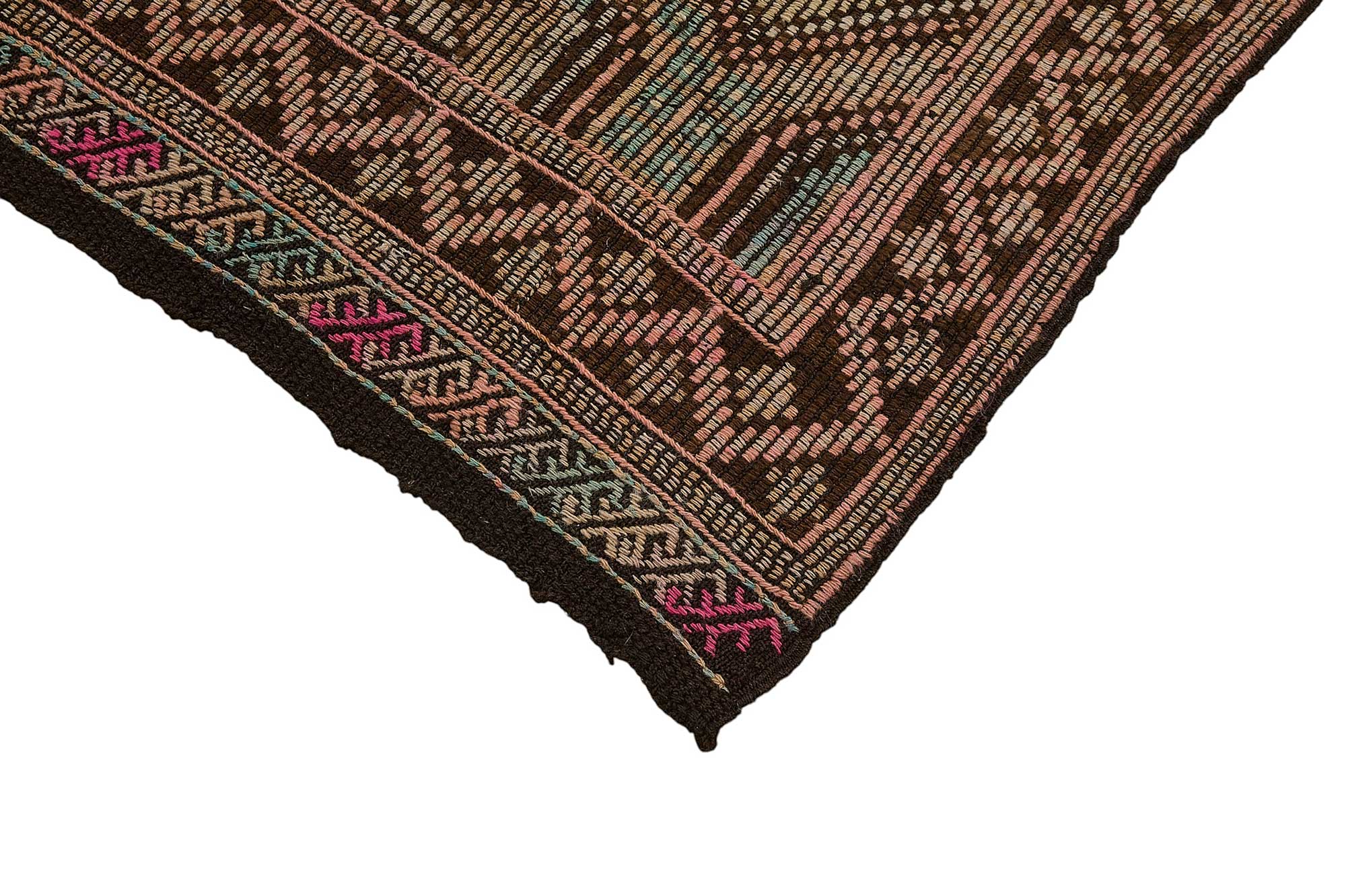 5x10 Vintage Turkish Cicim Kilim Rug - 51200