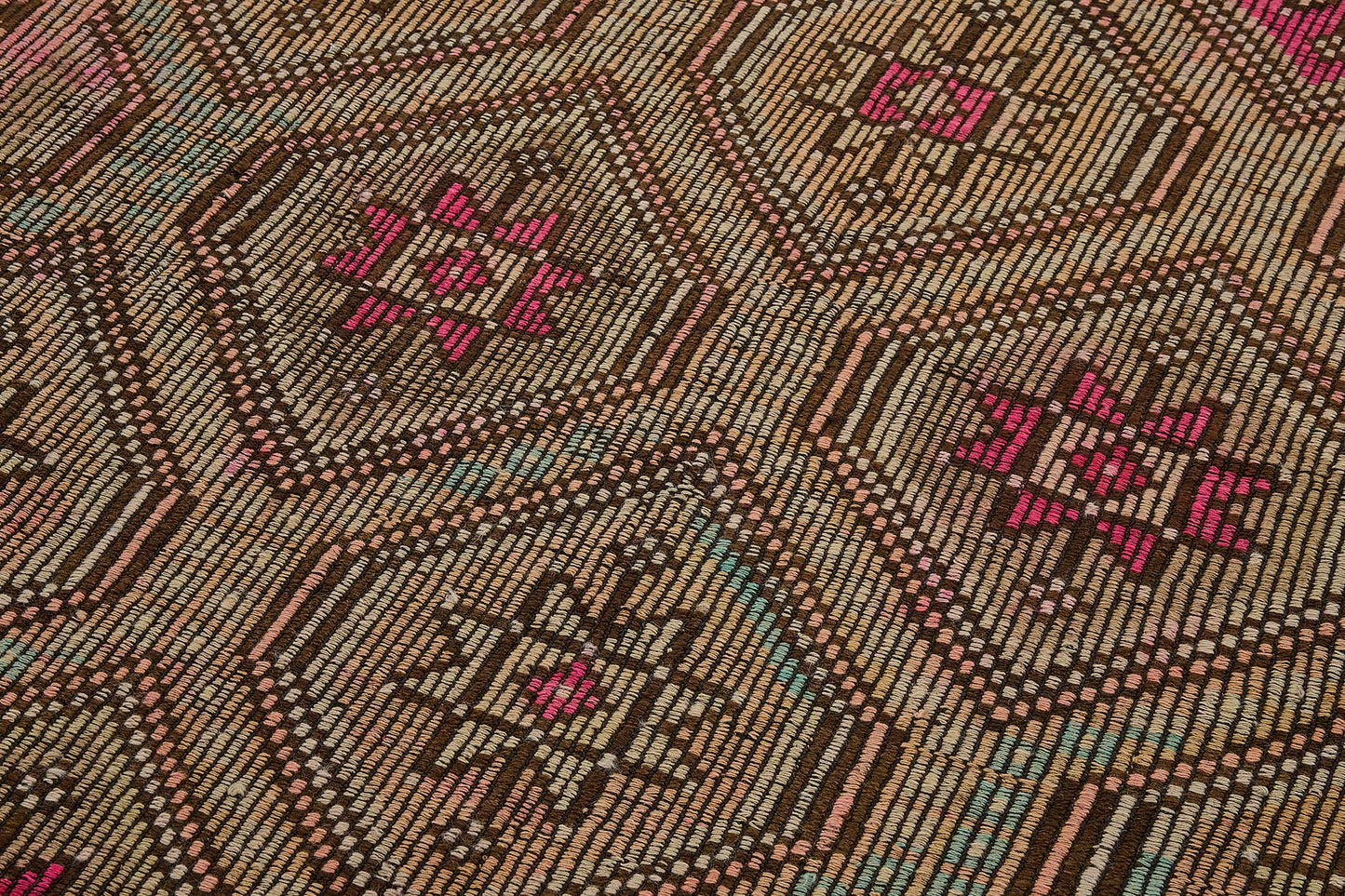5x10 Vintage Turkish Cicim Kilim Rug - 51200