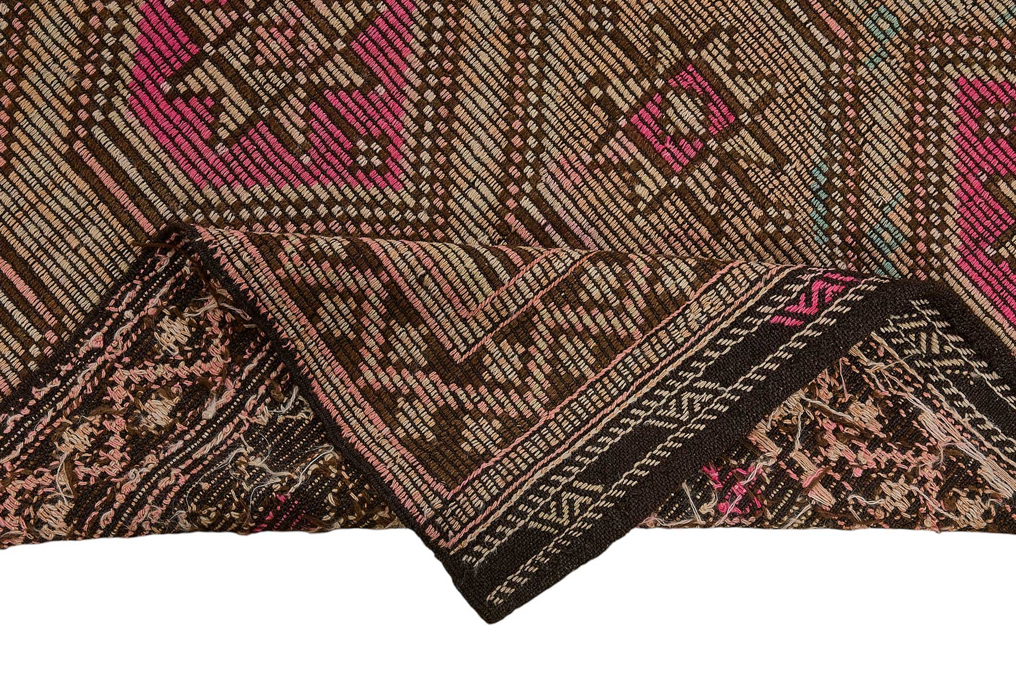 5x10 Vintage Turkish Cicim Kilim Rug - 51200