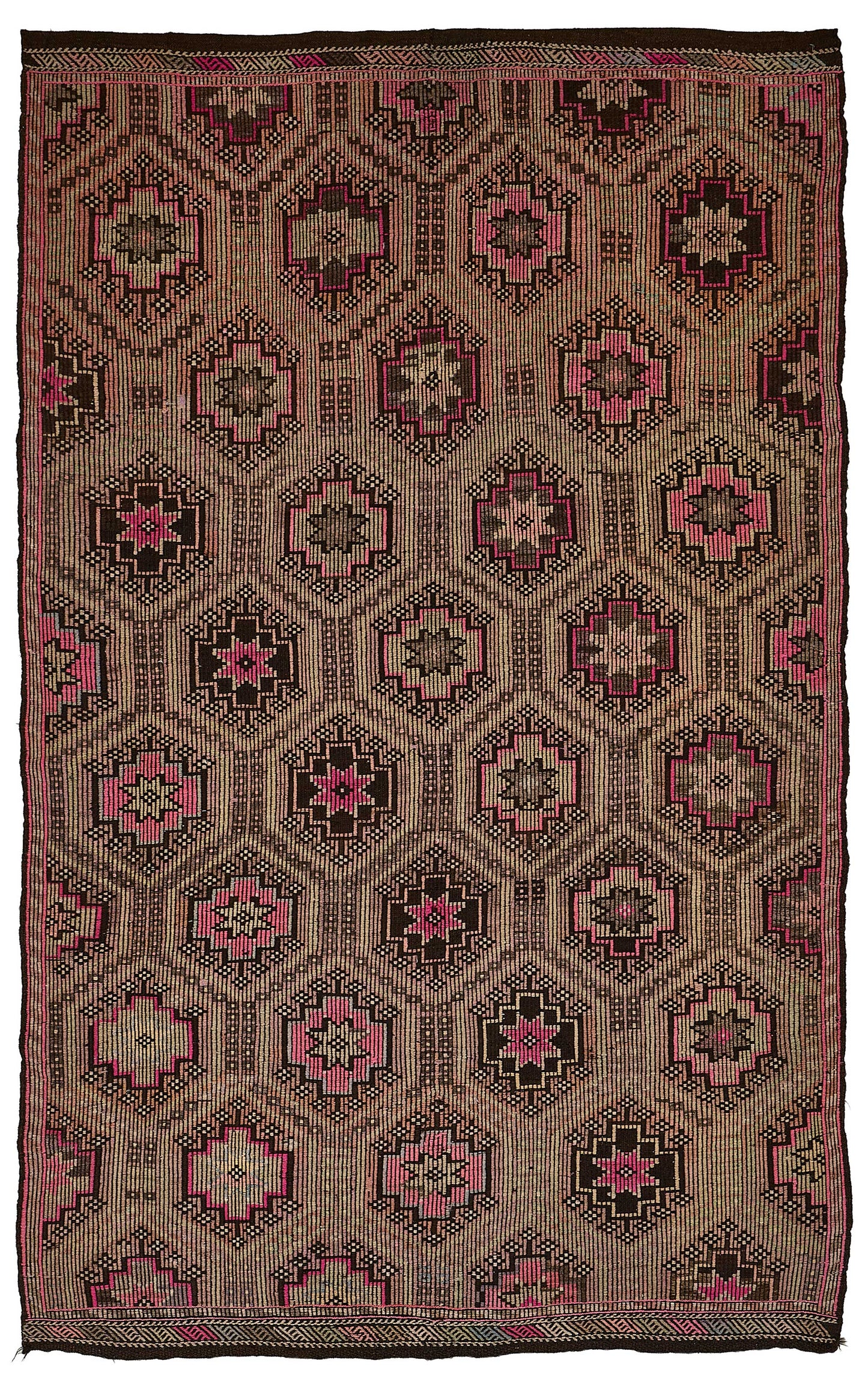 6x10 Vintage Turkish Cicim Kilim Rug - 51201