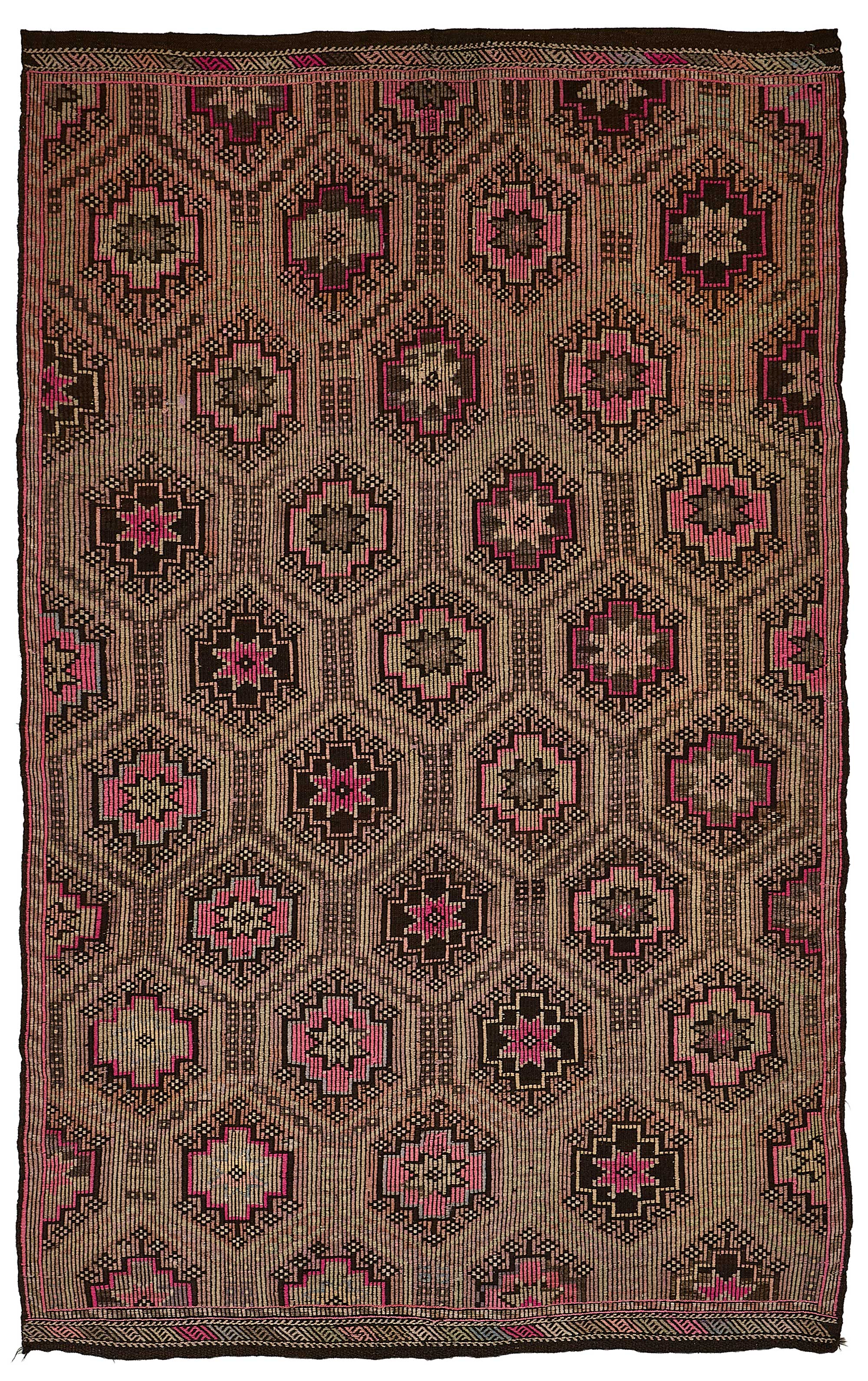 6x10 Vintage Turkish Cicim Kilim Rug - 51201