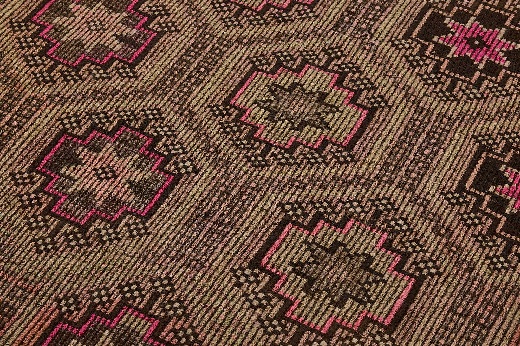 6x10 Vintage Turkish Cicim Kilim Rug - 51201