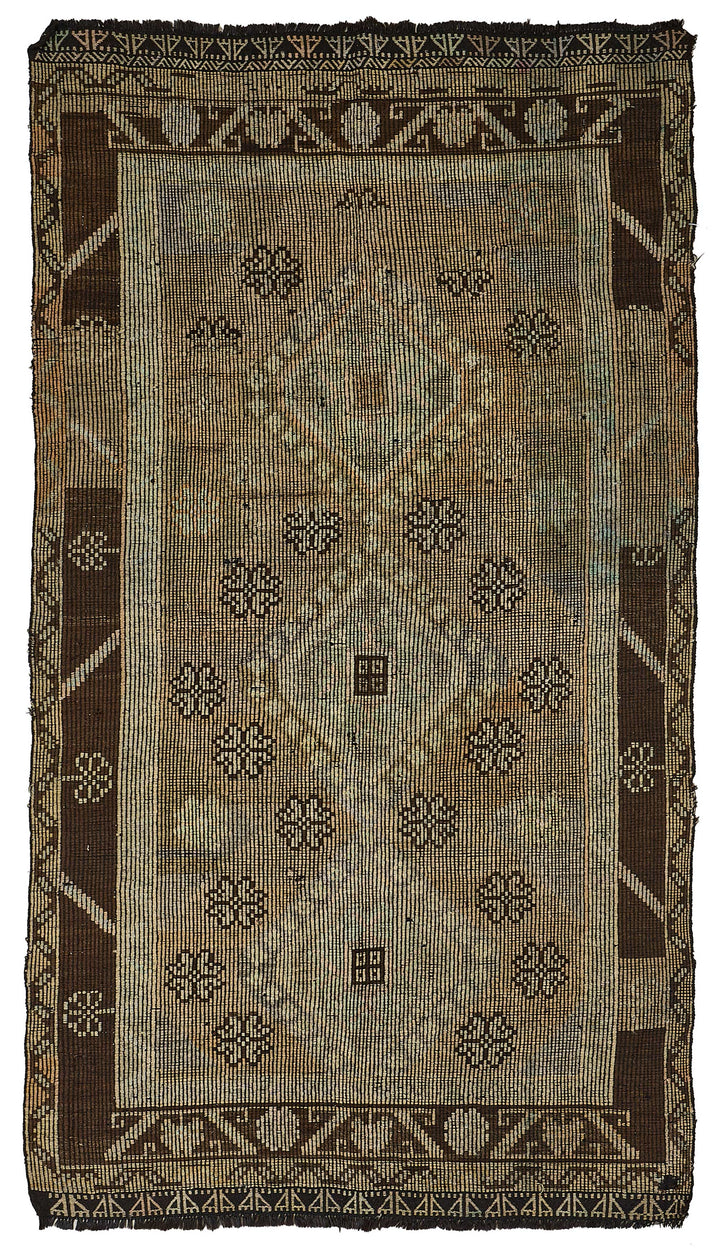 5x10 Vintage Turkish Cicim Kilim Rug - 51202
