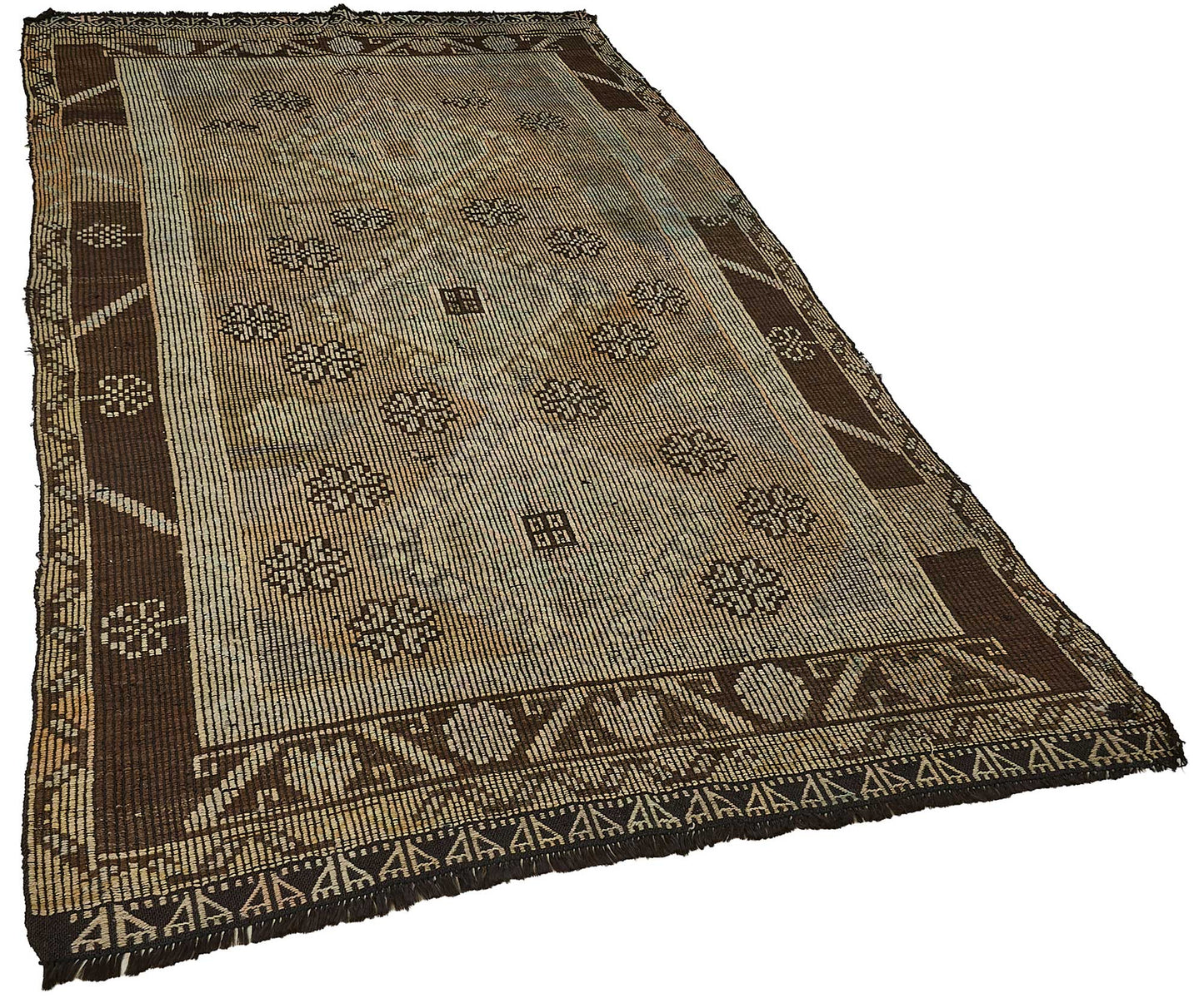 5x10 Vintage Turkish Cicim Kilim Rug - 51202