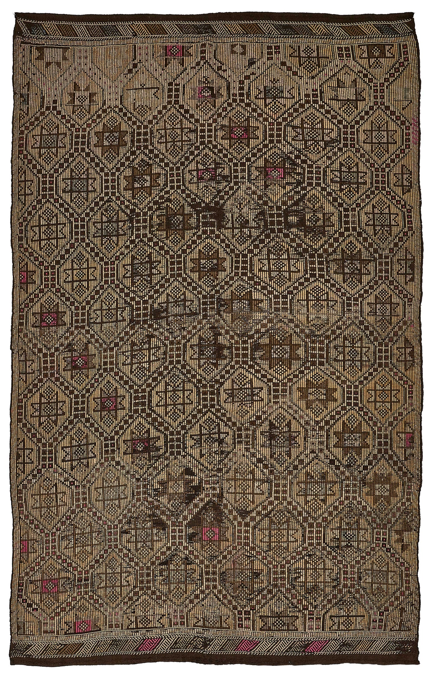 6x10 Vintage Turkish Cicim Kilim Rug - 51204