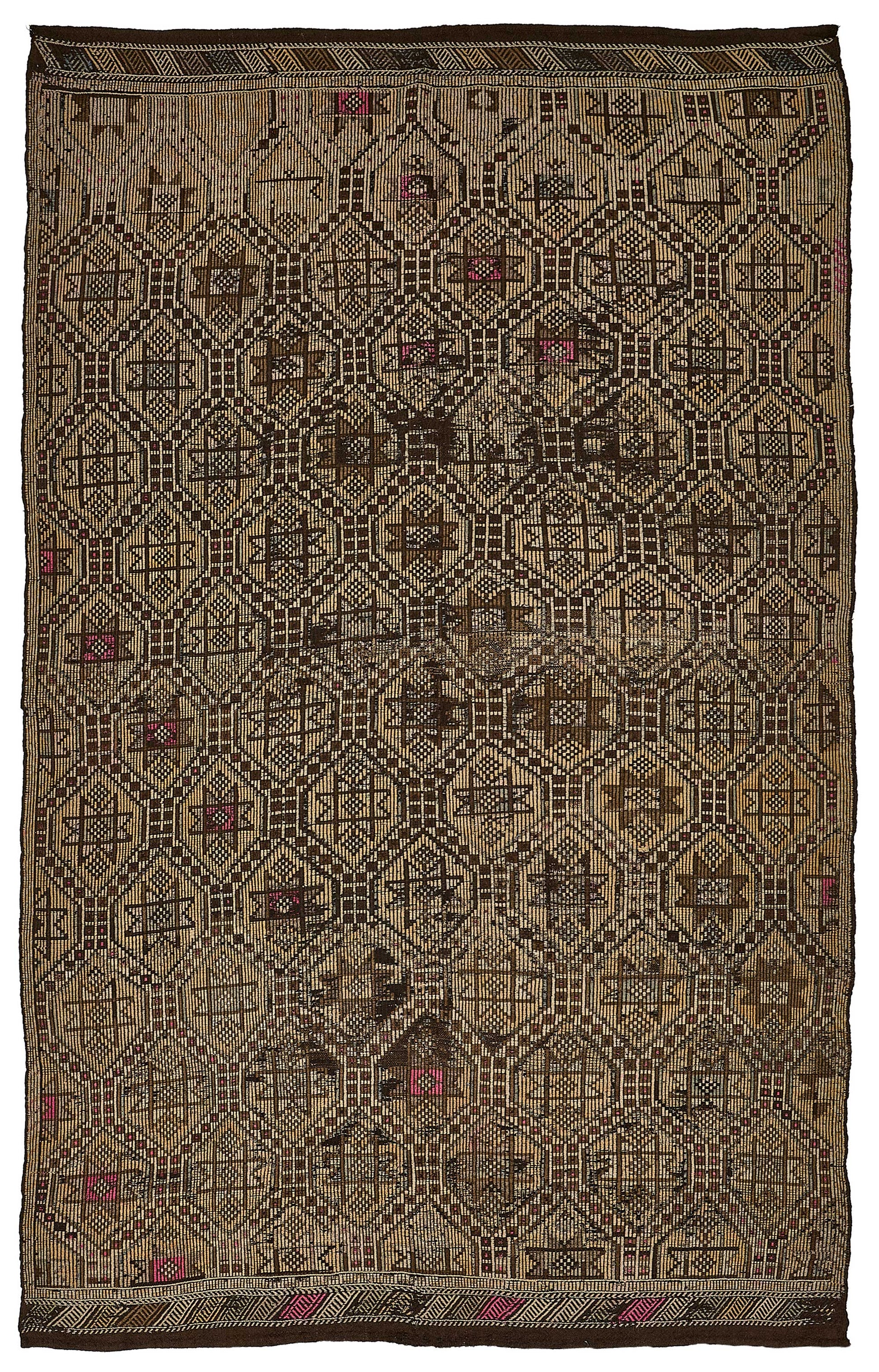 6x10 Vintage Turkish Cicim Kilim Rug - 51204