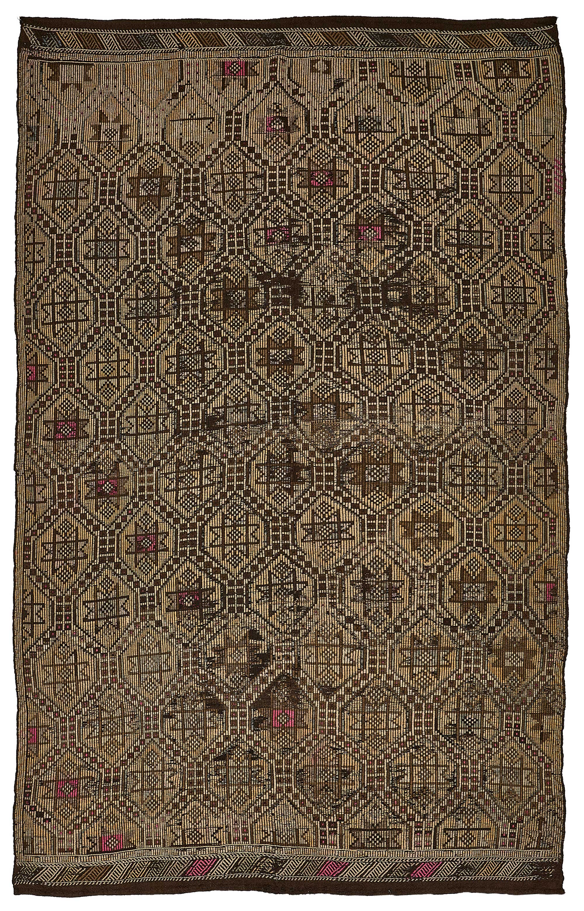 6x10 Vintage Turkish Cicim Kilim Rug - 51204