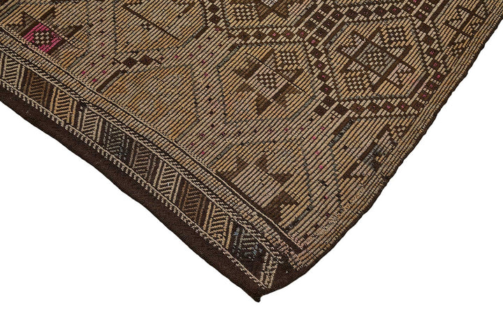6x10 Vintage Turkish Cicim Kilim Rug - 51204