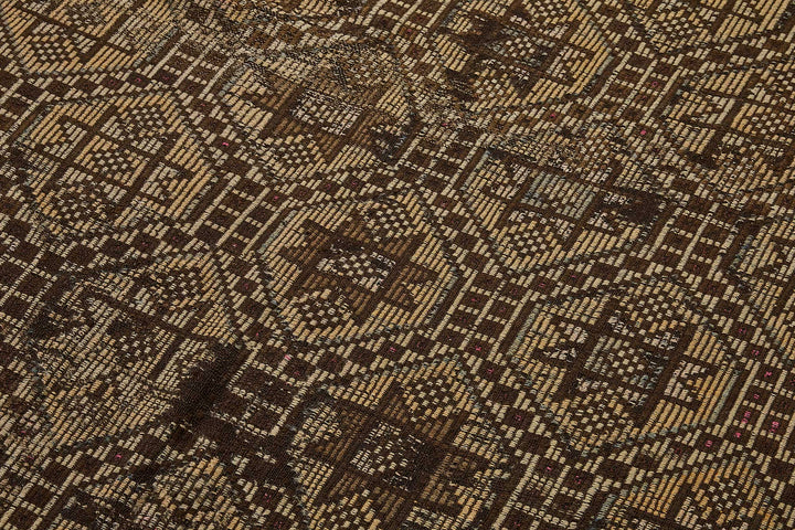 6x10 Vintage Turkish Cicim Kilim Rug - 51204