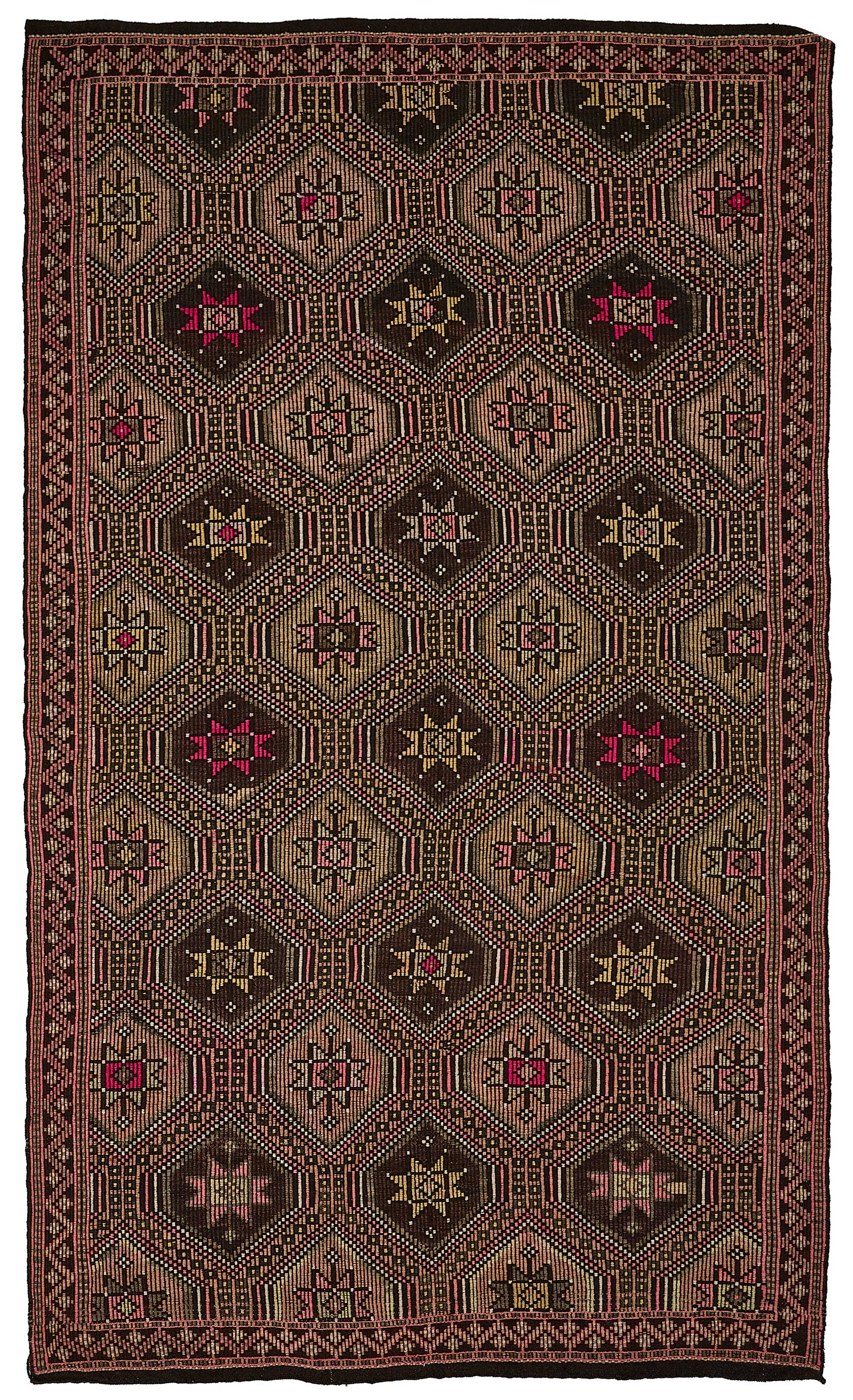 6x11 Vintage Turkish Cicim Kilim Rug - 51205