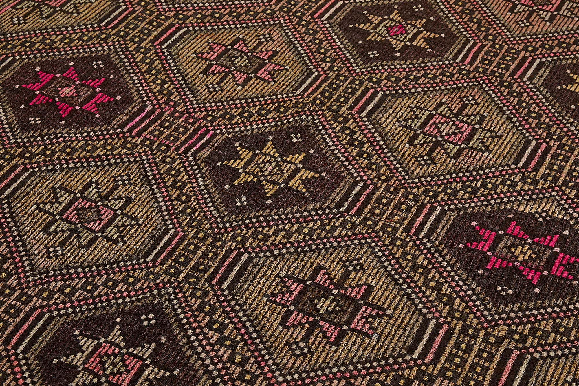 6x11 Vintage Turkish Cicim Kilim Rug - 51205