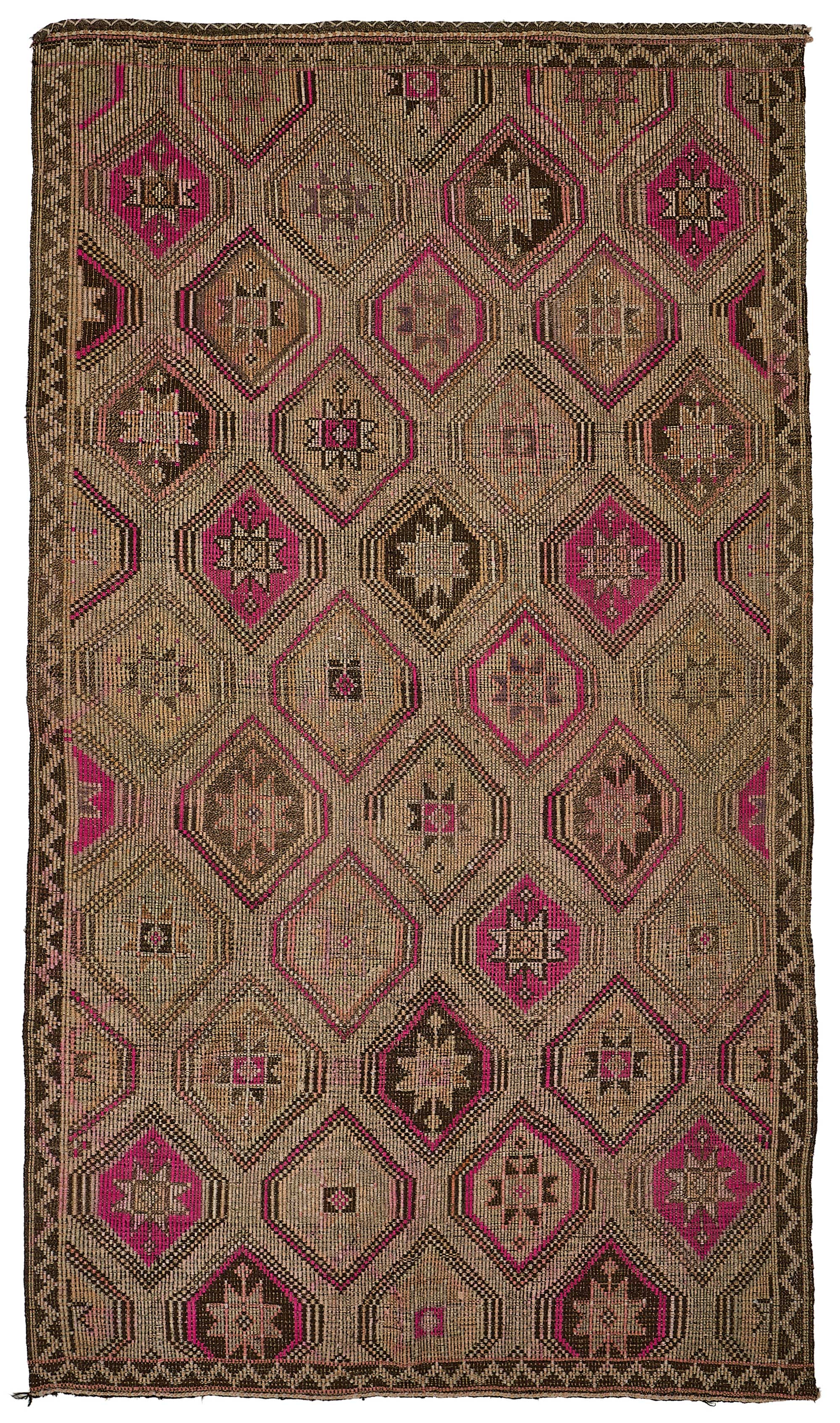 6x11 Vintage Turkish Cicim Kilim Rug - 51207