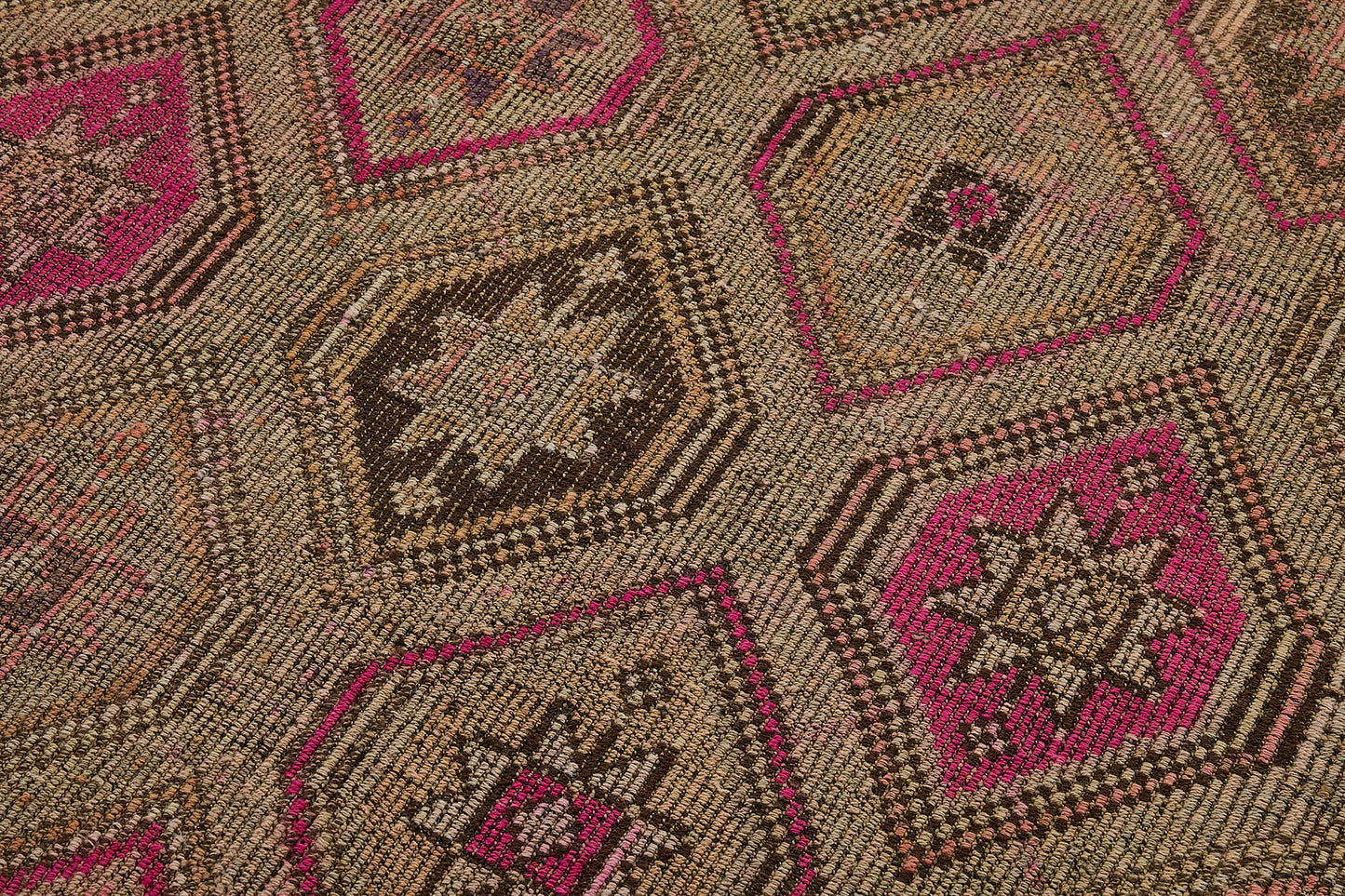 6x11 Vintage Turkish Cicim Kilim Rug - 51207